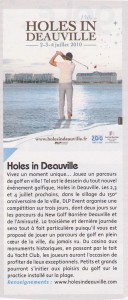Holes in Deauville - Juillet 2010